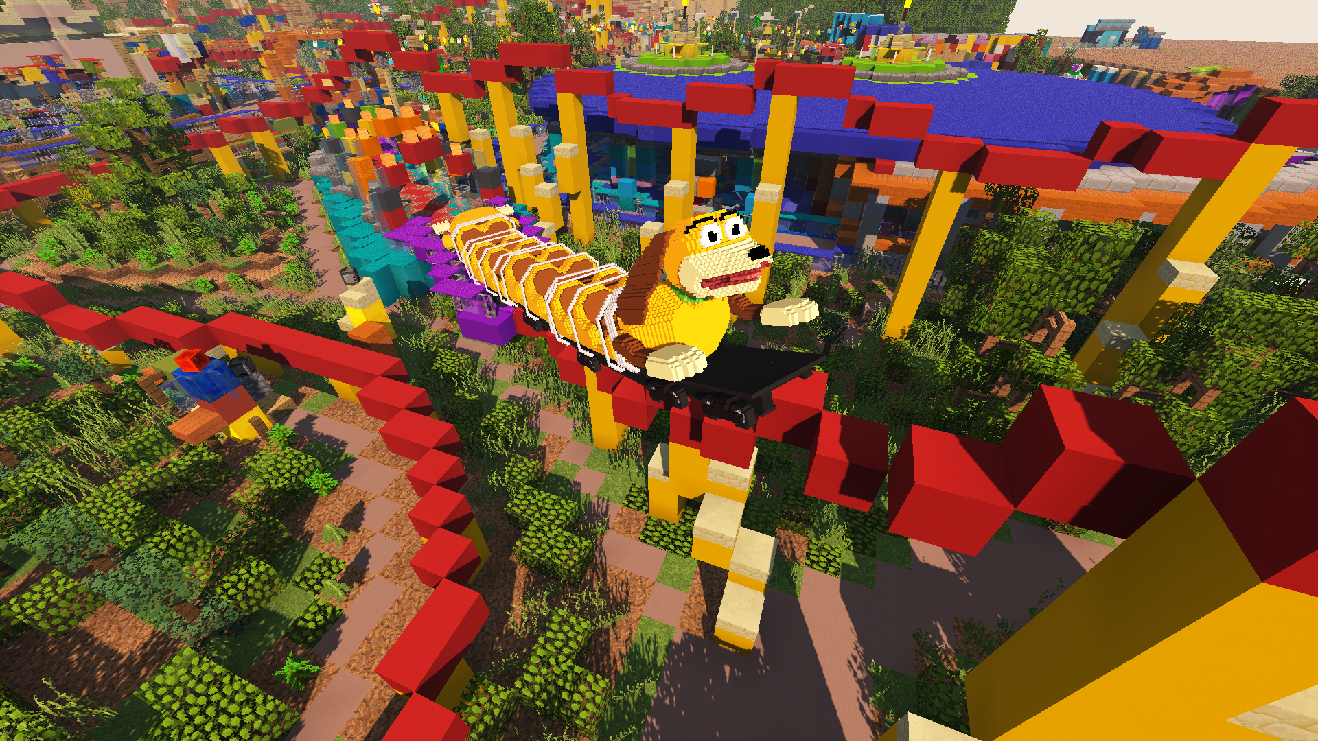 Slinky Dog Dash In Minecraft Mcparks